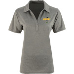 HARWOOD UNION HIGH SCHOOL HIGHLANDERS <span class="pdp-name-mascot">HARWOOD HIGHLANDERS</span> Sport-Tek Women's Heather Contender Polo Front Thumbnail