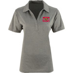 CROSSROADS CHARTER ACADEMY COUGARS Sport-Tek Women's Heather Contender Polo Front Thumbnail