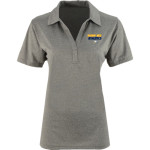 HUDSONVILLE HIGH SCHOOL EAGLES <span class="pdp-name-mascot">HUDSONVILLE EAGLES</span> Sport-Tek Women's Heather Contender Polo Front Thumbnail