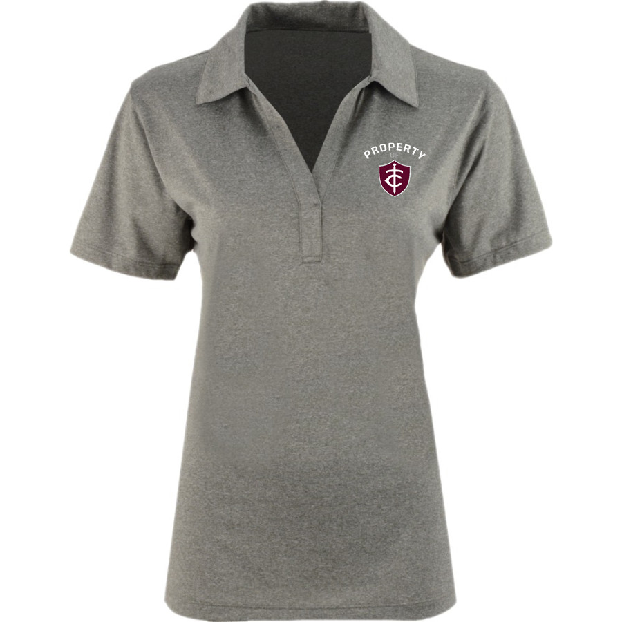Trinity Warriors <span class="pdp-name-mascot">Trinity Christian Warriors</span> Sport-Tek Women's Heather Contender Polo