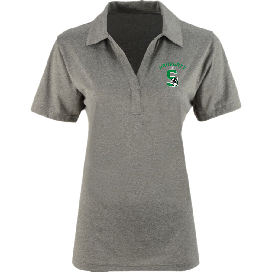 WEST MONONA HIGH SCHOOL SPARTANS <span class="pdp-name-mascot">WEST MONONA SPARTANS</span> Sport-Tek Women's Heather Contender Polo