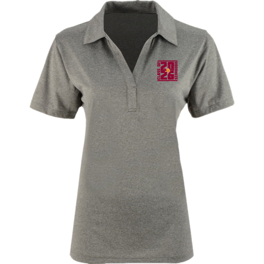 VOORHEES VIKINGS official sideline store <span class="pdp-name-mascot">VOORHEES VIKINGS</span> Sport-Tek Women's Heather Contender Polo