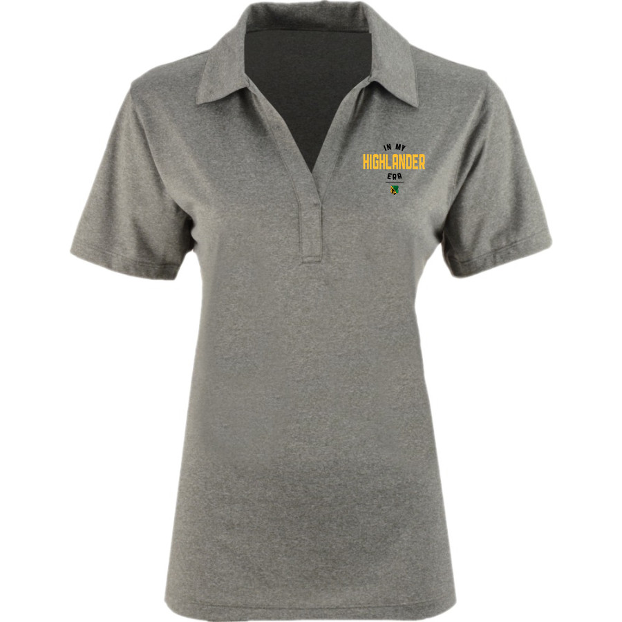 HARWOOD UNION HIGH SCHOOL HIGHLANDERS <span class="pdp-name-mascot">HARWOOD HIGHLANDERS</span> Sport-Tek Women's Heather Contender Polo