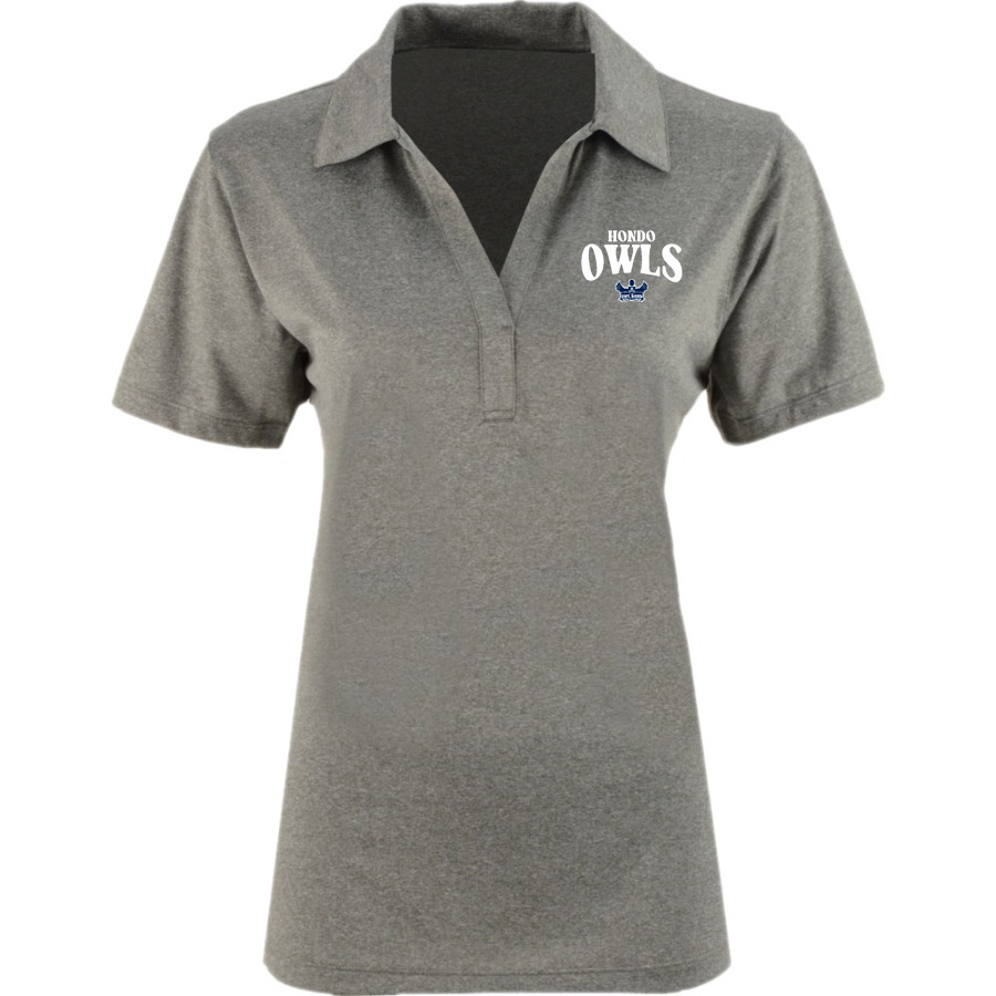HONDO HIGH SCHOOL OWLS <span class="pdp-name-mascot">HONDO OWLS</span> Sport-Tek Women's Heather Contender Polo