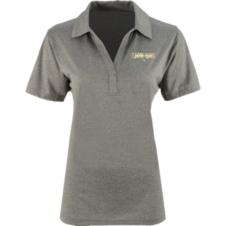 FLEMING ISLAND HIGH SCHOOL GOLDEN EAGLES <span class="pdp-name-mascot">FLEMING ISLAND GOLDEN EAGLES</span> Sport-Tek Women's Heather Contender Polo