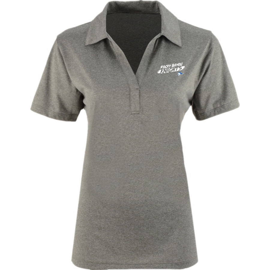 ROCKY BAYOU CHRISTIAN SCHOOL KNIGHTS Sport-Tek Women's Heather Contender Polo