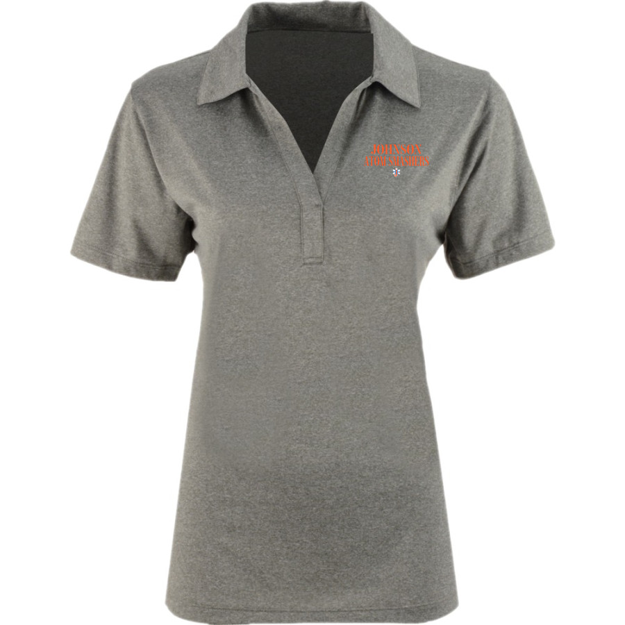 Johnson Atom Smashers <span class="pdp-name-mascot">Sol C. Johnson Atom Smashers</span> Sport-Tek Women's Heather Contender Polo