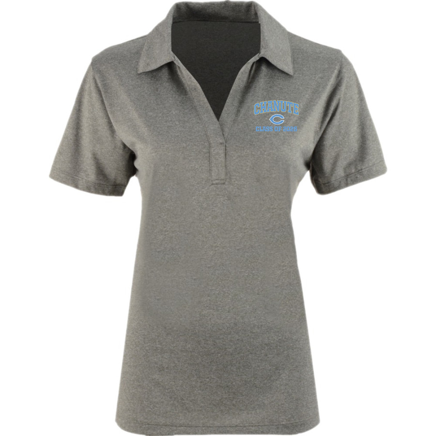 CHANUTE HIGH SCHOOL COMETS Sport-Tek Women's Heather Contender Polo