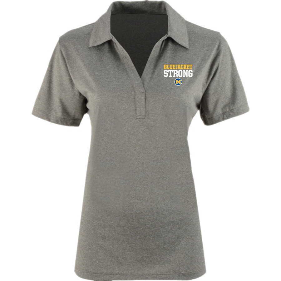 Mitchell Bluejackets <span class="pdp-name-mascot">Mitchell High School Bluejackets</span> Sport-Tek Women's Heather Contender Polo