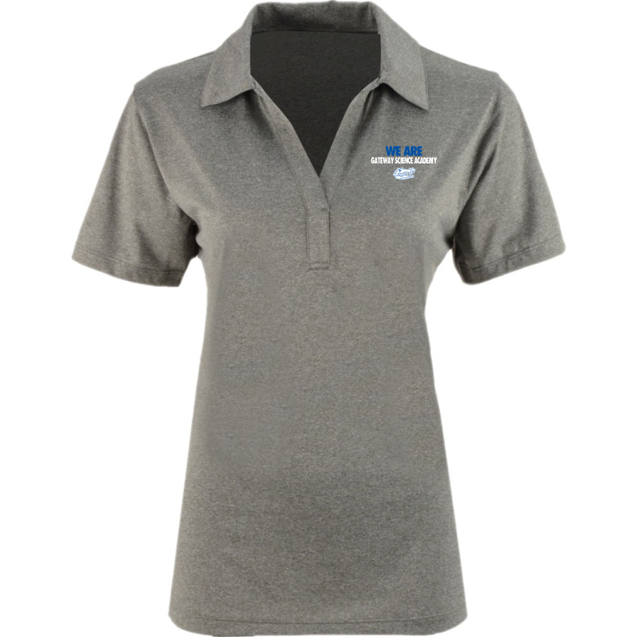 GATEWAY SCIENCE ACADEMY GATORS <span class="pdp-name-mascot">GATEWAY SCIENCE ACADEMY GATORS</span> Sport-Tek Women's Heather Contender Polo