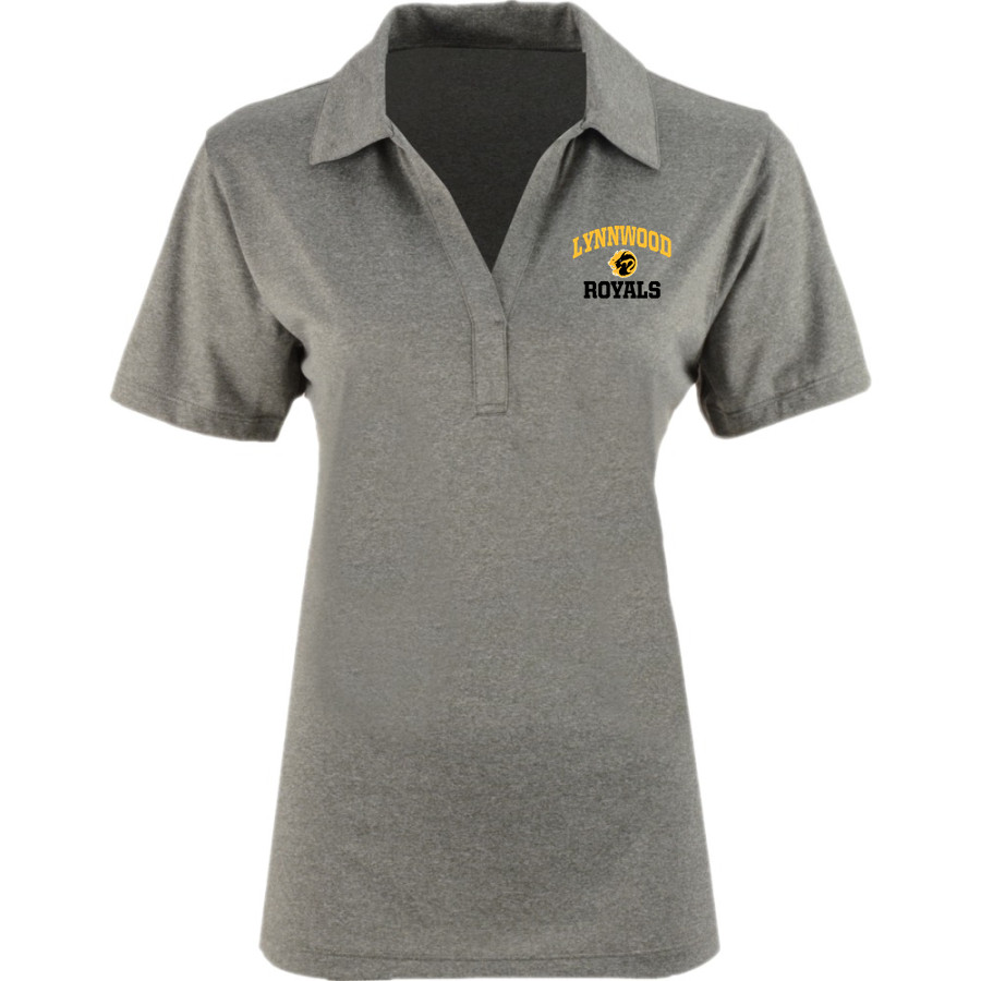 LYNNWOOD HIGH SCHOOL ROYALS <span class="pdp-name-mascot">LYNNWOOD ROYALS</span> Sport-Tek Women's Heather Contender Polo