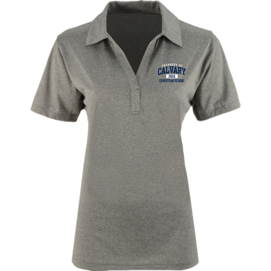 Calvary Lions Sport-Tek Women's Heather Contender Polo