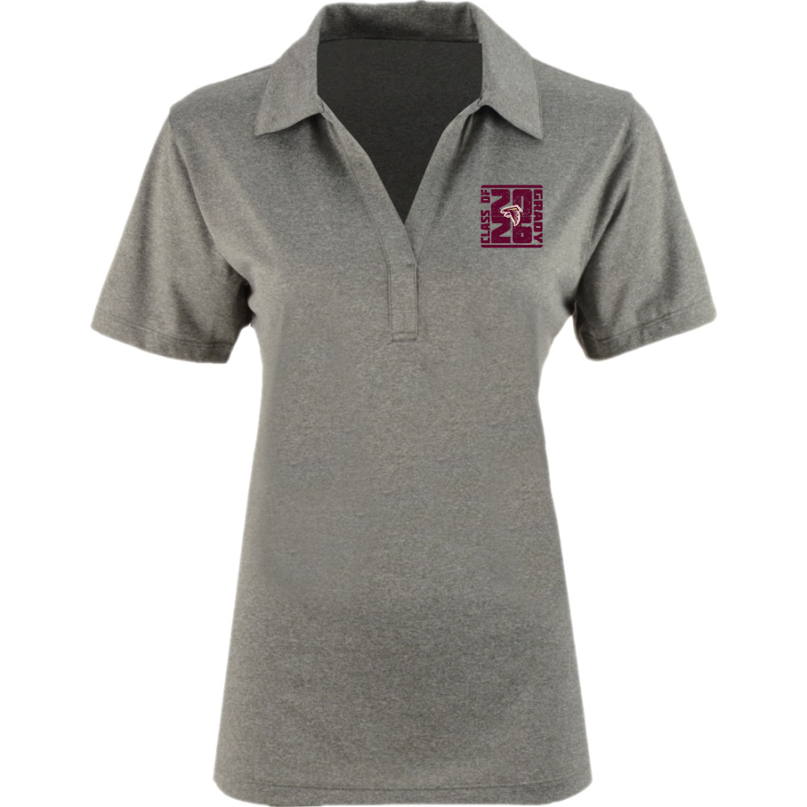 WM E GRADY VOC TECH SCHOOL FALCONS <span class="pdp-name-mascot">GRADY HIGH SCHOOL FALCONS</span> Sport-Tek Women's Heather Contender Polo