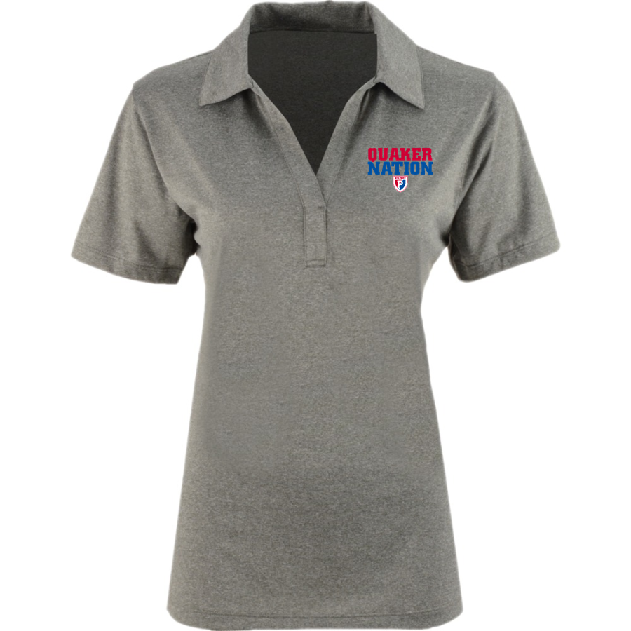 Plainfield Quakers <span class="pdp-name-mascot">Plainfield Quakers</span> Sport-Tek Women's Heather Contender Polo