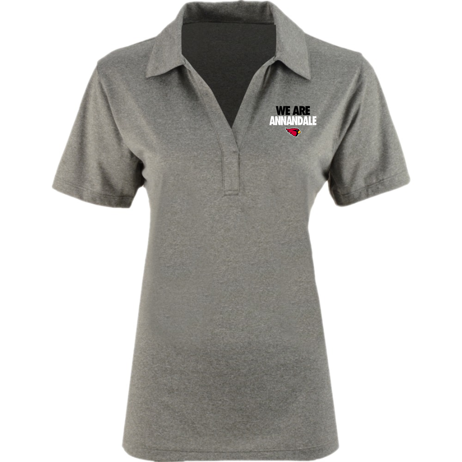 Annandale Cardinals <span class="pdp-name-mascot">Annandale Schools Cardinals</span> Sport-Tek Women's Heather Contender Polo