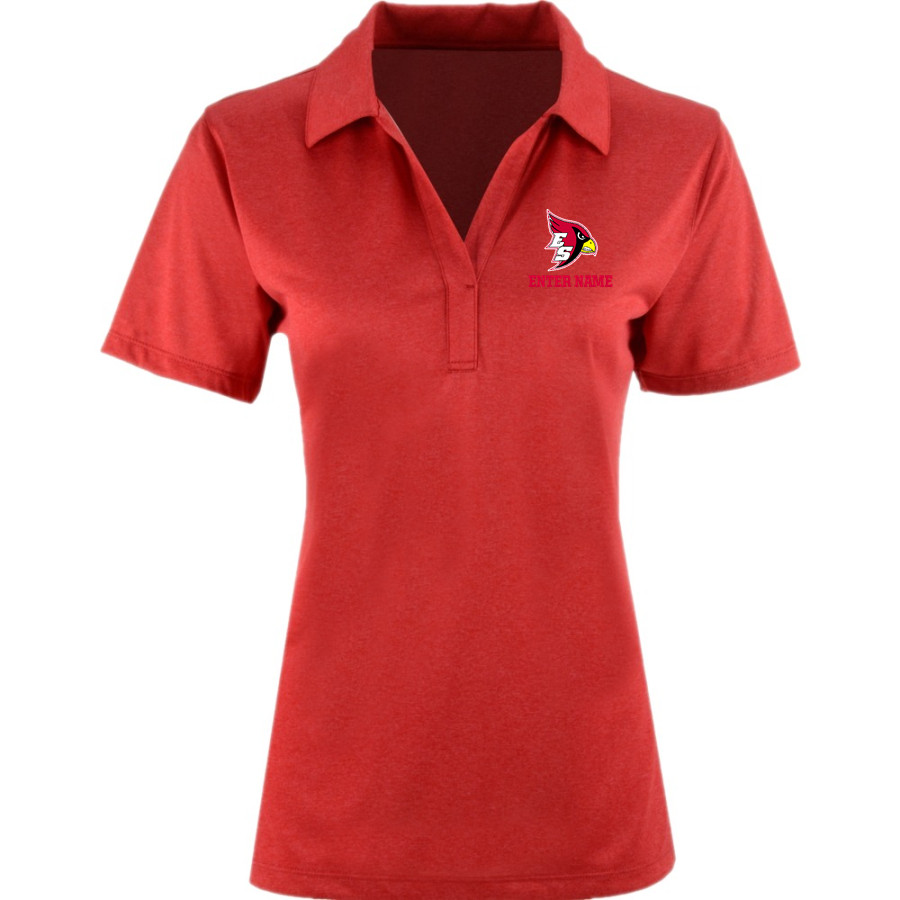Eleva-Strum Cardinals <span class="pdp-name-mascot">Eleva-Strum Cardinals</span> Sport-Tek Women's Heather Contender Polo