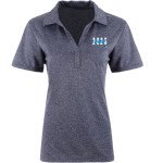 Tri-County Titans <span class="pdp-name-mascot">Tri-County Titans</span> Sport-Tek Women's Heather Contender Polo Front Thumbnail