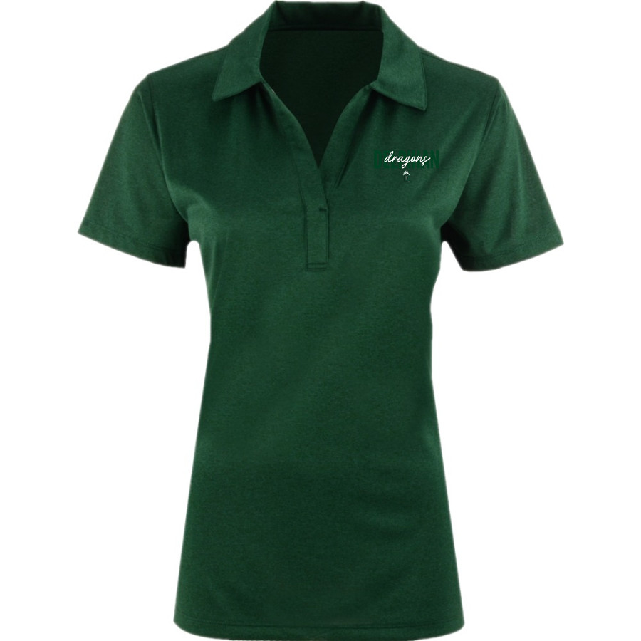 Delphian Dragons Sport-Tek Women's Heather Contender Polo