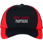 North Central Panthers Sport-Tek DryZone Colorblock Cap Front Thumbnail