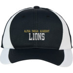 ALPHA OMEGA ACADEMY LIONS <span class="pdp-name-mascot">ALPHA OMEGA ACADEMY LIONS</span> Sport-Tek DryZone Colorblock Cap Front Thumbnail