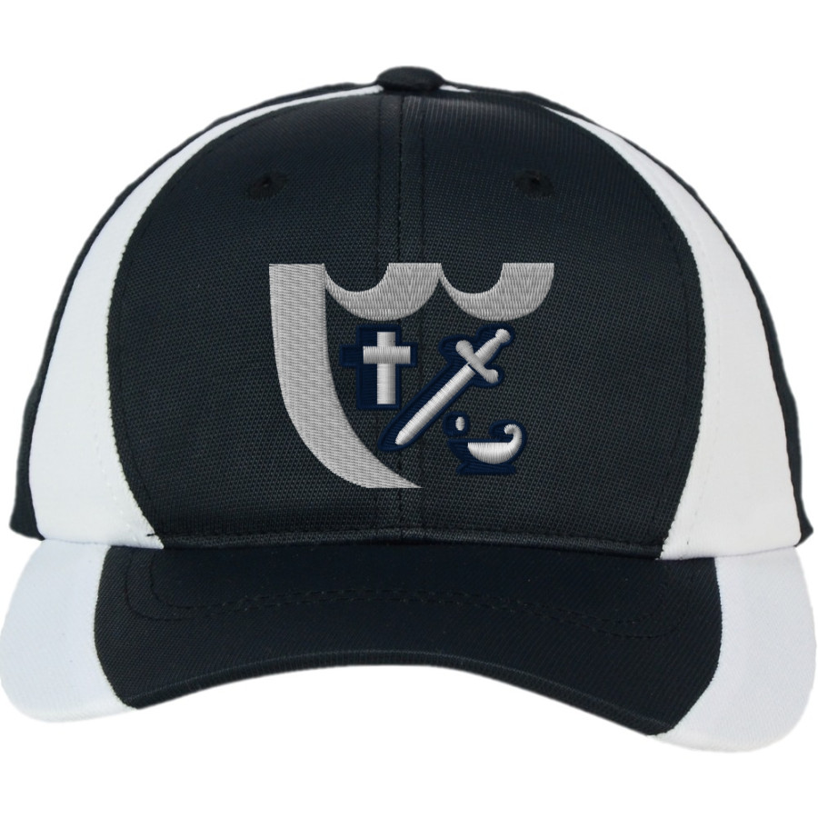 Breck Mustangs Sport-Tek DryZone Colorblock Cap