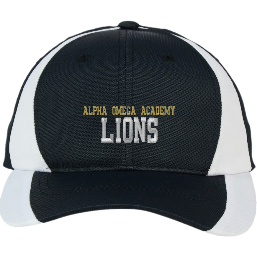 ALPHA OMEGA ACADEMY LIONS <span class="pdp-name-mascot">ALPHA OMEGA ACADEMY LIONS</span> Sport-Tek DryZone Colorblock Cap
