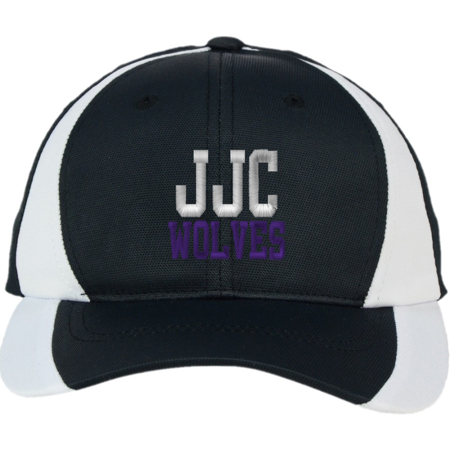 JJC Wolves Sport-Tek DryZone Colorblock Cap