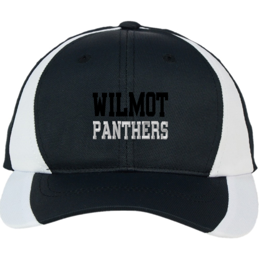 WILMOT UNION HIGH SCHOOL PANTHERS <span class="pdp-name-mascot">WILMOT PANTHERS</span> Sport-Tek DryZone Colorblock Cap