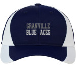 GRANVILLE HIGH SCHOOL BLUE ACES <span class="pdp-name-mascot">GRANVILLE BLUE ACES</span> Sport-Tek DryZone Colorblock Cap Front Thumbnail