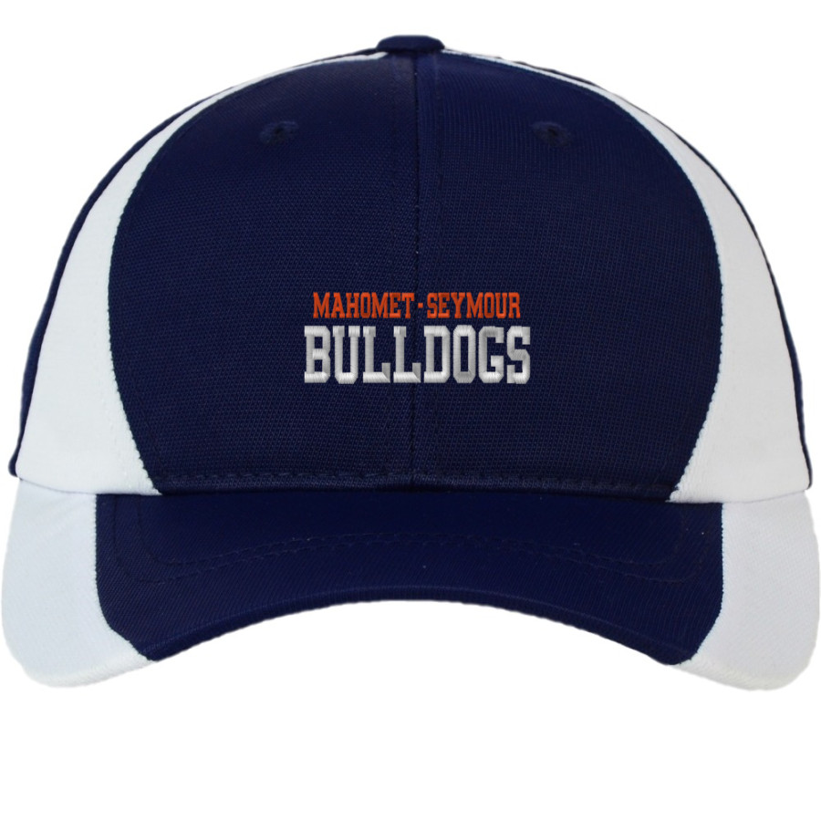 Mahomet-Seymour Bulldogs Sport-Tek DryZone Colorblock Cap