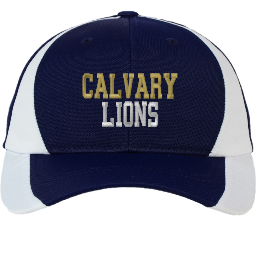 Calvary Lions Sport-Tek DryZone Colorblock Cap