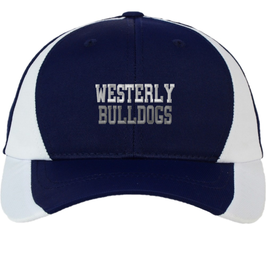Westerly Bulldogs <span class="pdp-name-mascot">Westerly Bulldogs</span> Sport-Tek DryZone Colorblock Cap