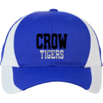 Crow Tigers <span class="pdp-name-mascot">Crow Middle School Tigers</span> Sport-Tek DryZone Colorblock Cap Front Thumbnail