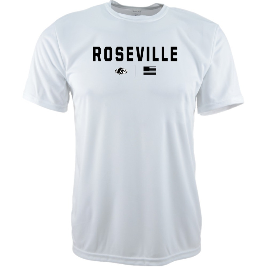 ROSEVILLE HIGH SCHOOL RAIDERS <span class="pdp-name-mascot">ROSEVILLE RAIDERS</span> Sport-Tek Youth Short Sleeve Competitor T-Shirt