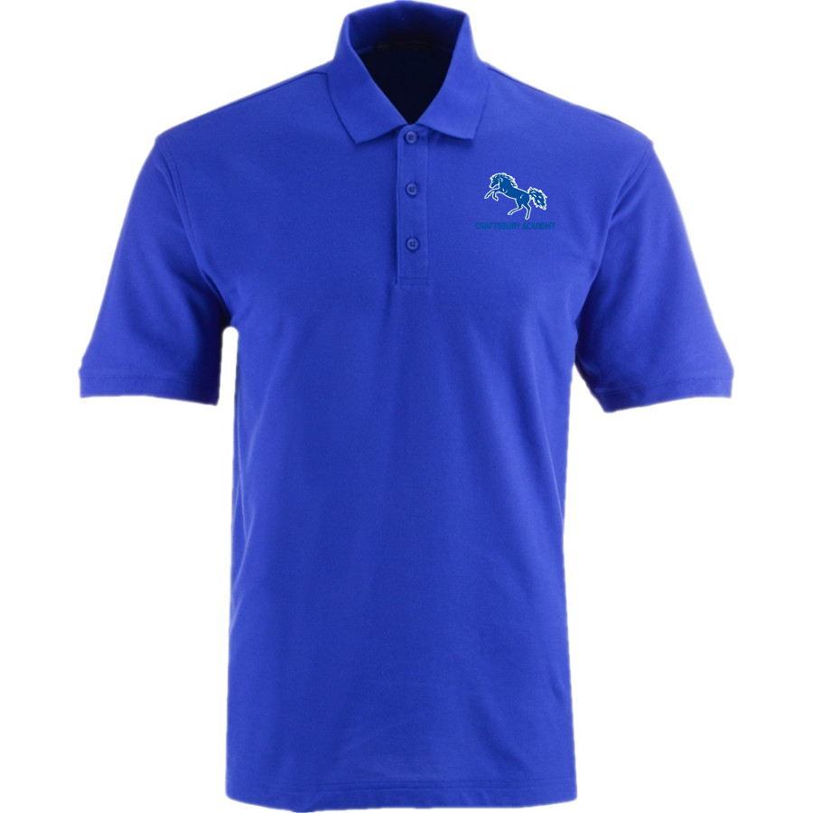 CRAFTSBURY ACADEMY CHARGERS <span class="pdp-name-mascot">CRAFTSBURY ACADEMY CHARGERS</span> Port Authority Men's Classic Pique Polo