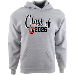 FORT JENNINGS HIGH SCHOOL MUSKETEERS Port & Company Youth Core Fleece Hoody Front Thumbnail