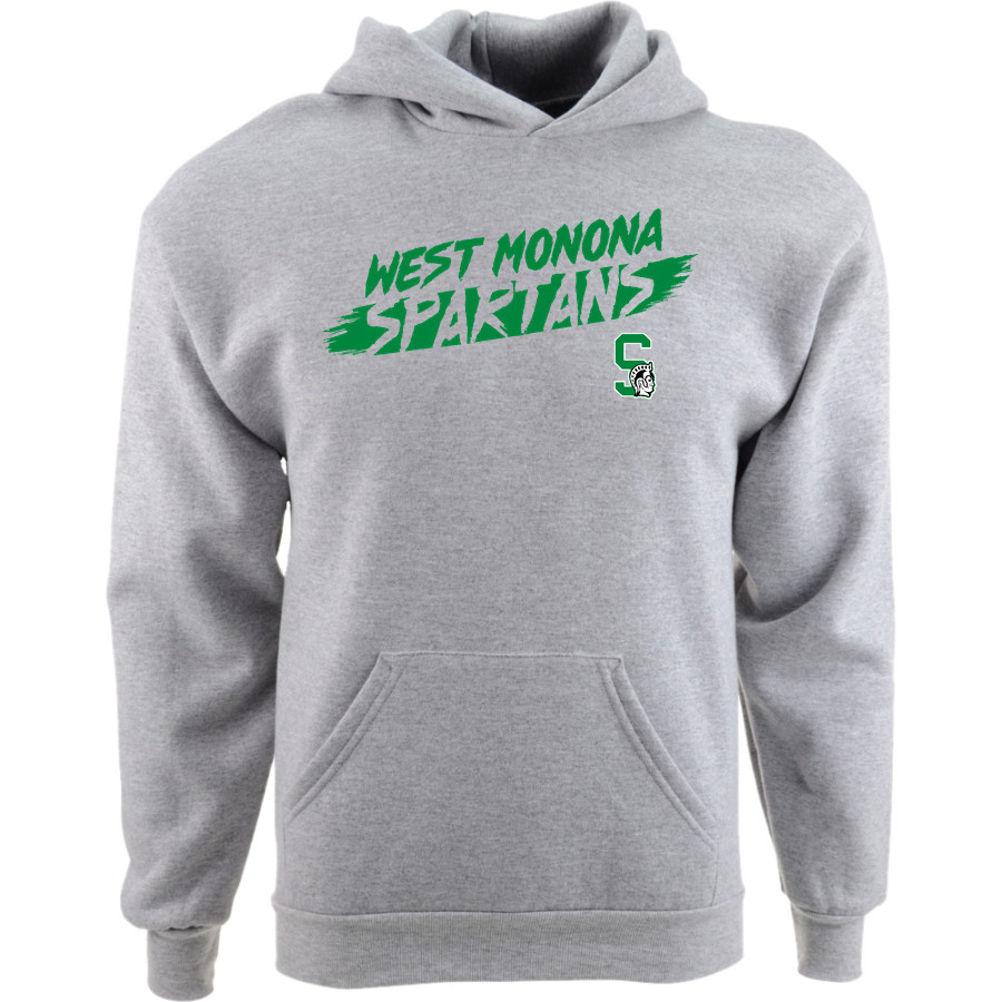 WEST MONONA HIGH SCHOOL SPARTANS Port & Company Youth Core Fleece Hoody