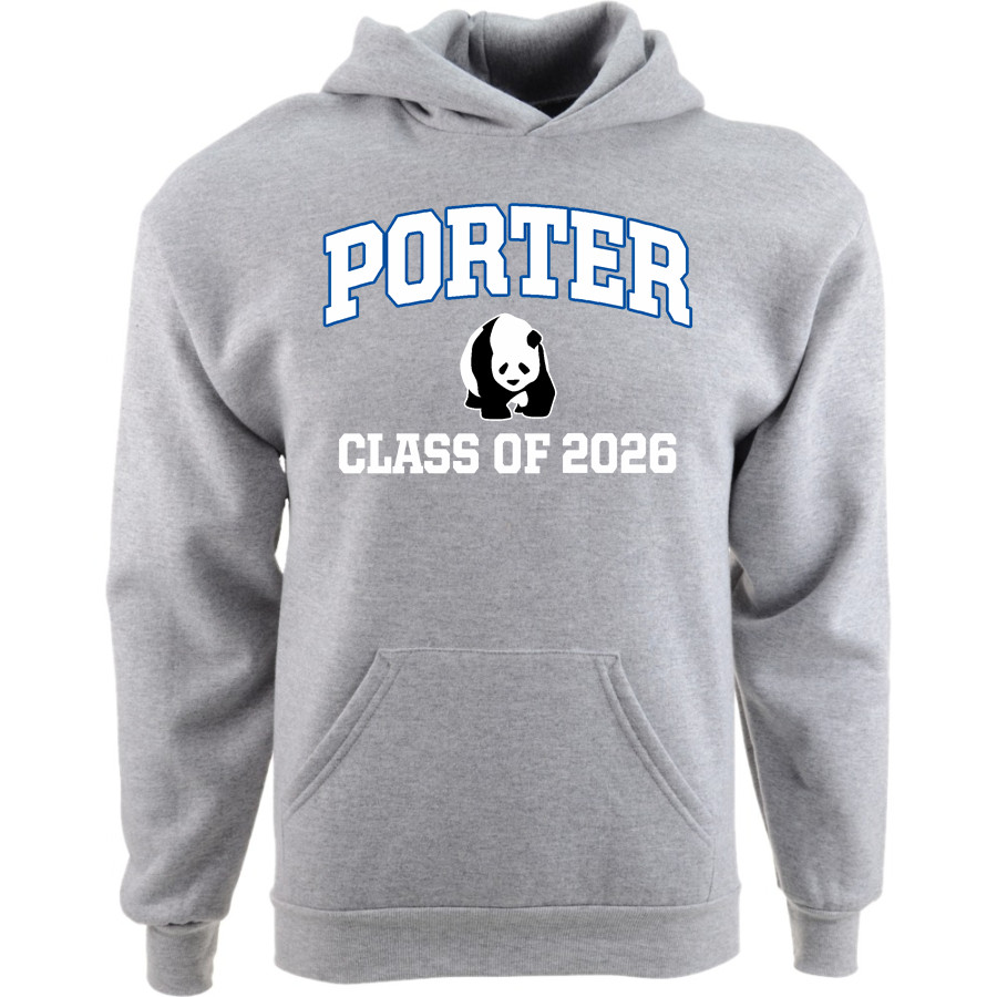 Porter Pandas official sideline store <span class="pdp-name-mascot">Porter Elementary School Pandas</span> Port & Company Youth Core Fleece Hoody