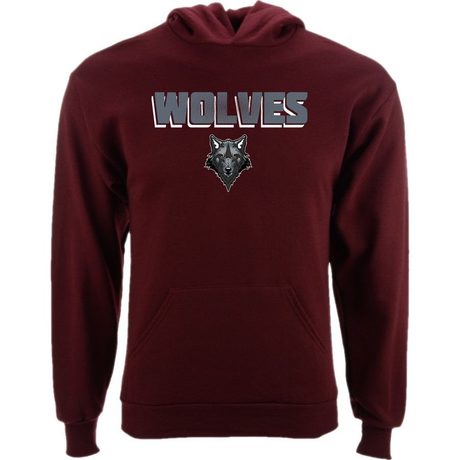 San Jacinto Valley Academy <span class="pdp-name-mascot">San Jacinto Valley Academy Wolves</span> Port & Company Youth Core Fleece Hoody