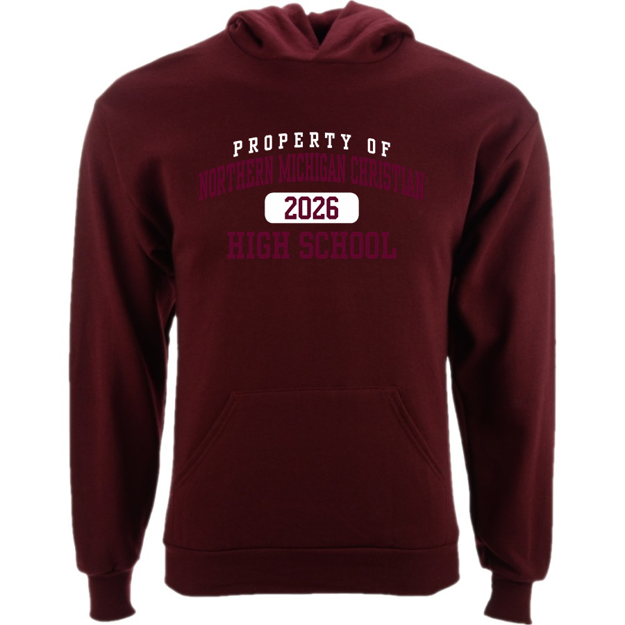 NORTHERN MICHIGAN CHRISTIAN HS COMETS Port & Company Youth Core Fleece Hoody