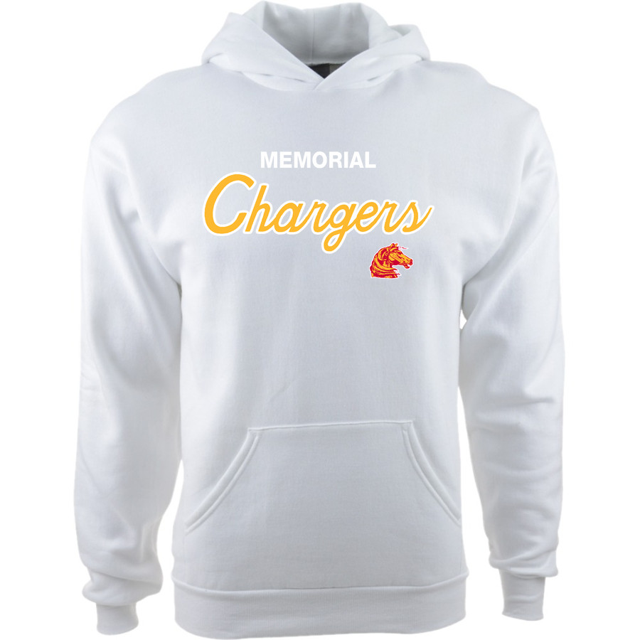 MEMORIAL HIGH SCHOOL CHARGERS <span class="pdp-name-mascot">MEMORIAL CHARGERS</span> Port & Company Youth Core Fleece Hoody
