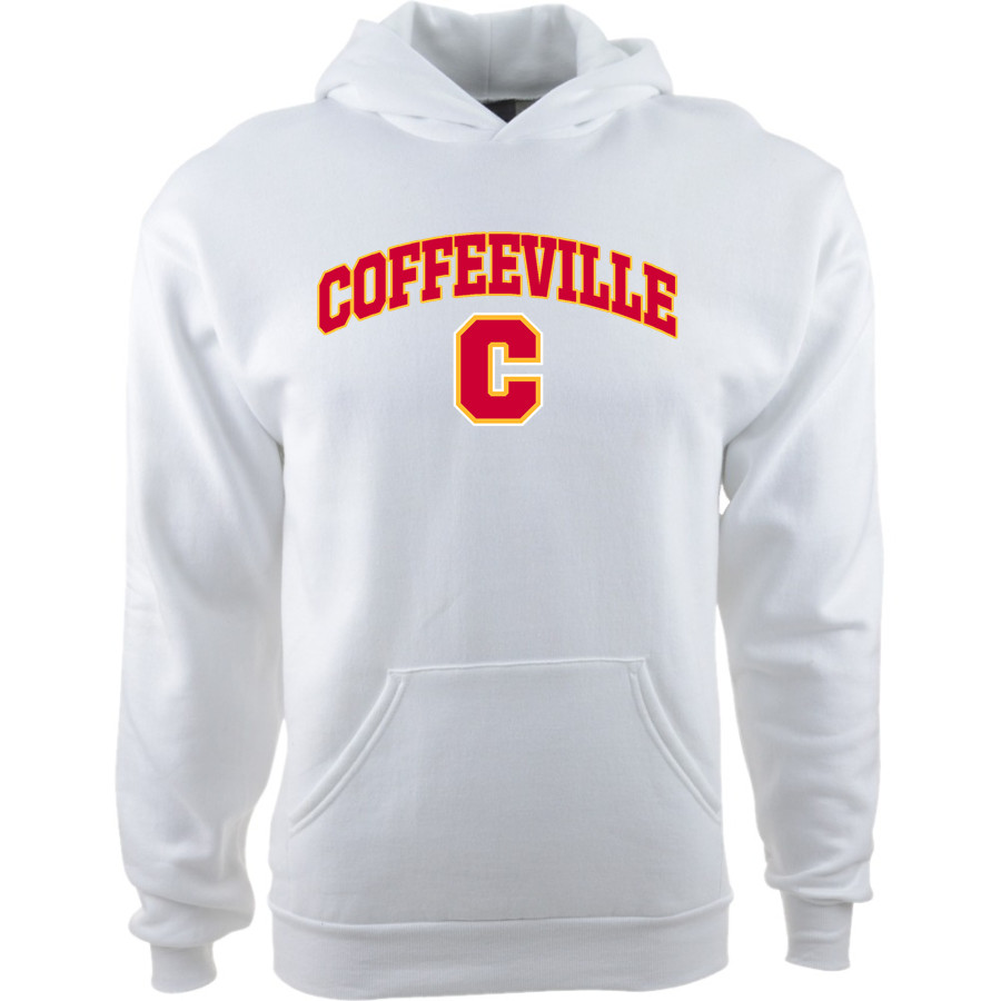 COFFEEVILLE HIGH SCHOOL PIRATES Port & Company Youth Core Fleece Hoody