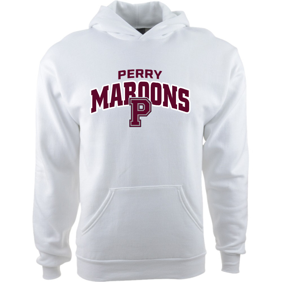 PERRY HIGH SCHOOL MAROONS <span class="pdp-name-mascot">PERRY MAROONS</span> Port & Company Youth Core Fleece Hoody