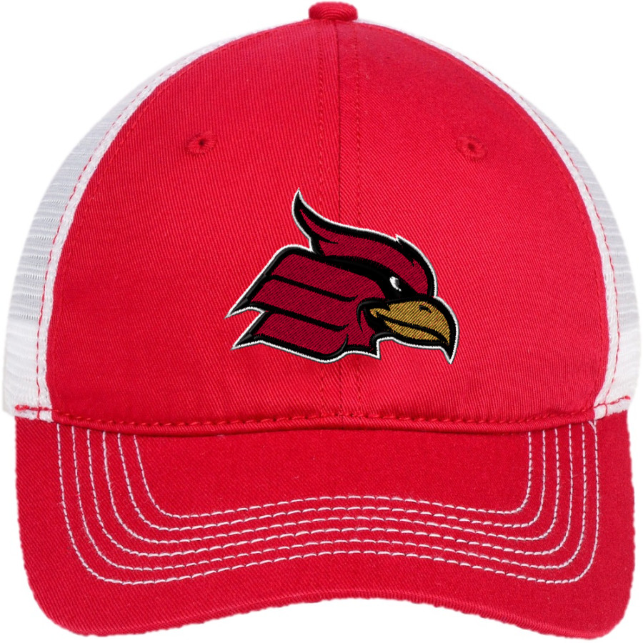 Wheeling University Cardinals Online Store District Mesh Back Cap
