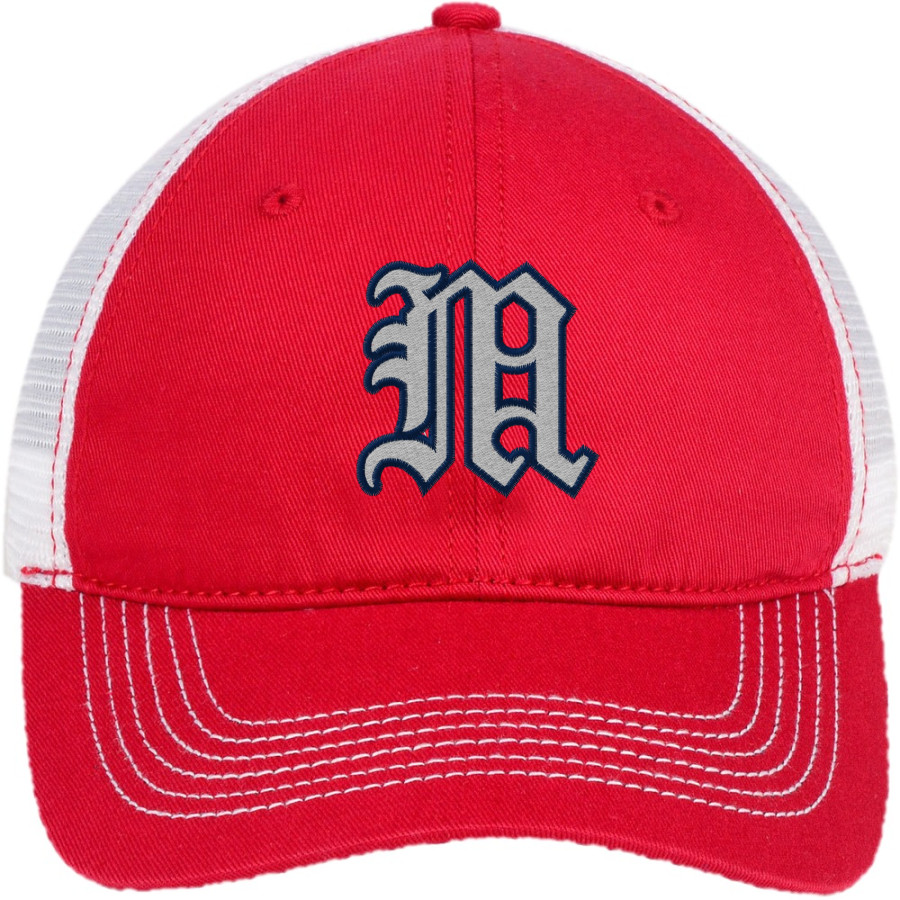 M.A.D Mavericks OFFICIAL ONLINE STORE <span class="pdp-name-mascot">Crieve Hall Youth Athletic Association Mad Mavericks</span> District Mesh Back Cap