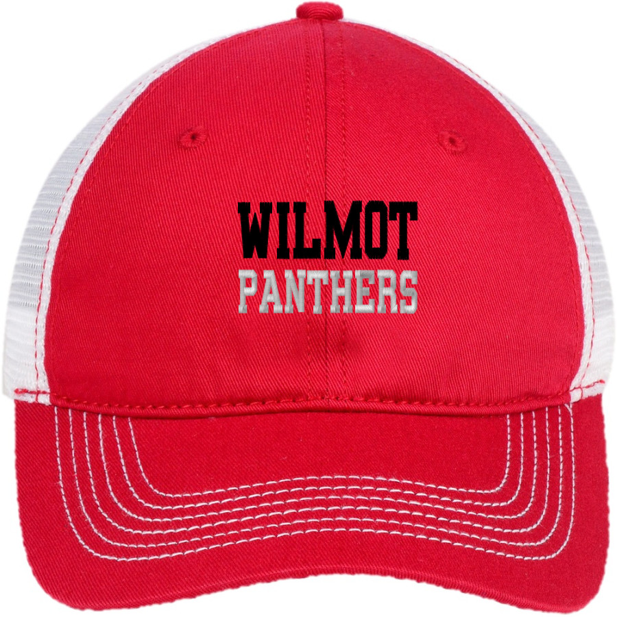 WILMOT UNION HIGH SCHOOL PANTHERS <span class="pdp-name-mascot">WILMOT PANTHERS</span> District Mesh Back Cap