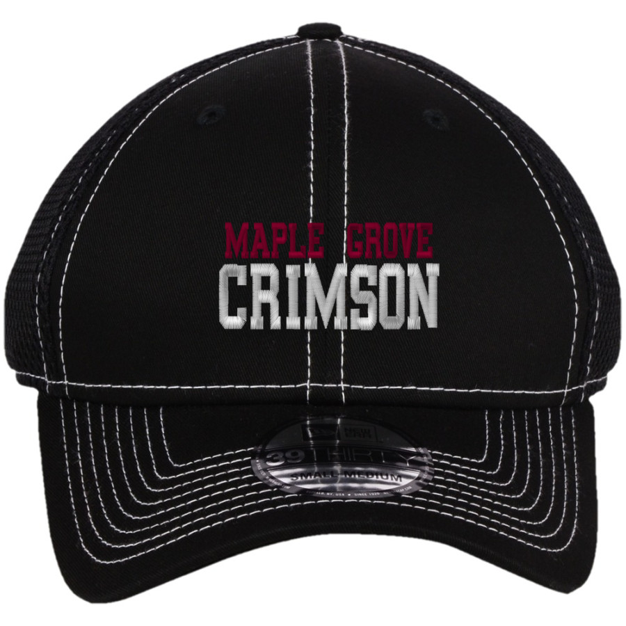 Maple Grove Crimson <span class="pdp-name-mascot">Maple Grove Crimson</span> New Era Mesh Stitch Cap