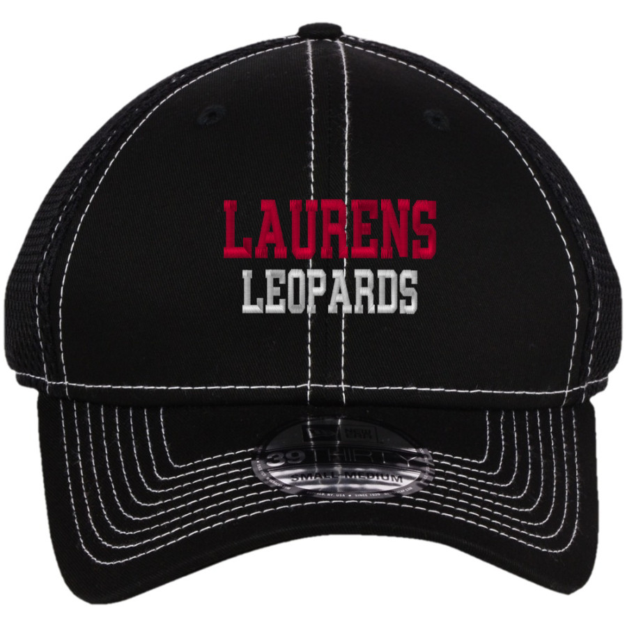 LAURENS CENTRAL SCHOOL LEOPARDS <span class="pdp-name-mascot">LAURENS LEOPARDS</span> New Era Mesh Stitch Cap