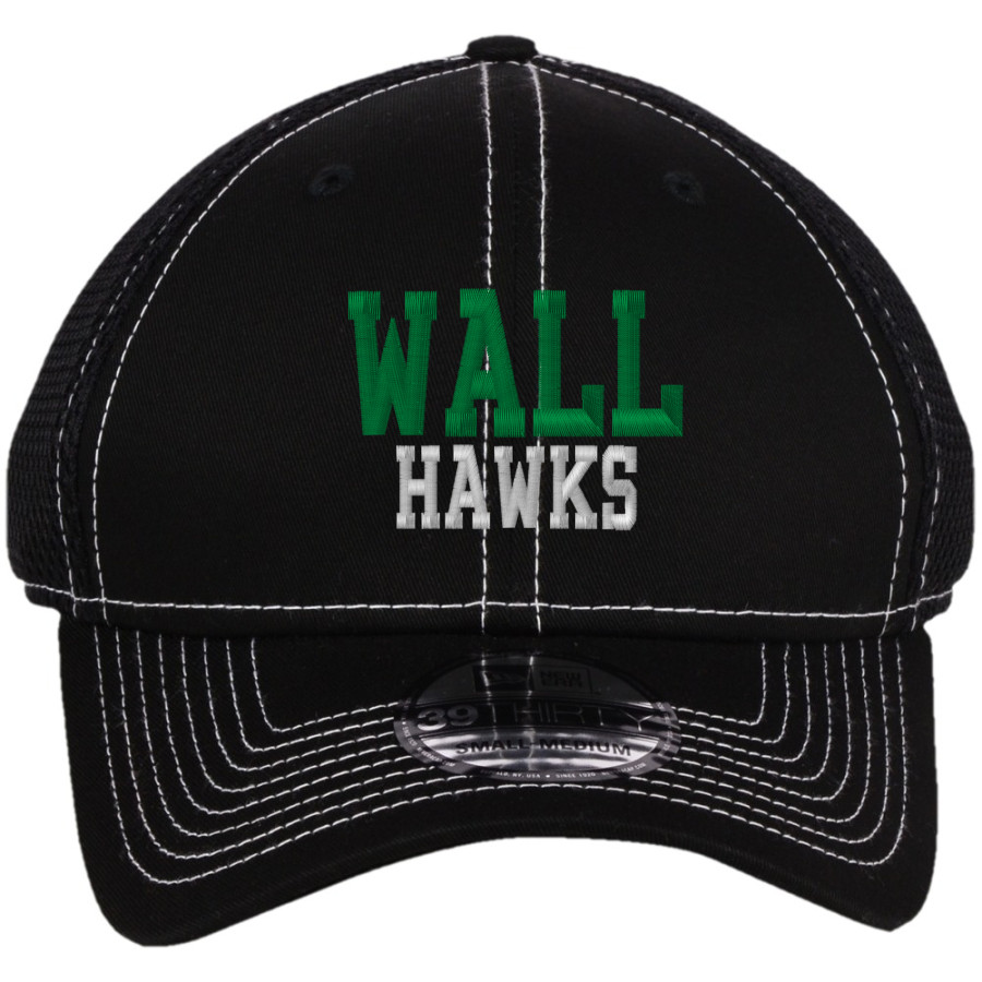 WALL HIGH SCHOOL HAWKS New Era Mesh Stitch Cap