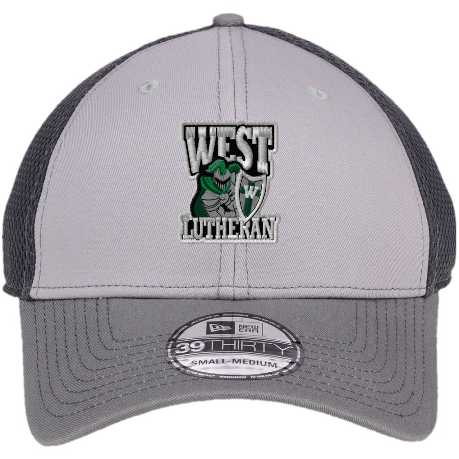 West Lutheran Warriors New Era Mesh Stitch Cap